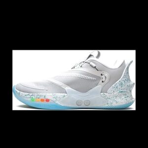 Nike Gray and Blue Sneakers